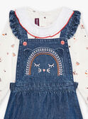 Baby Mädchen Denim-Body und Kleid im Set CABRIGITTE / 22E1BF71ENSP274