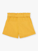 Senfgelbe Shorts aus Baumwolle und Leinen FOSHOETTE 2 / 23E2PFP2SHOB106