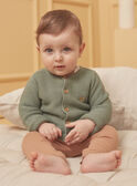 Strickjacke in Khaki LORETO / 24H0CG11CAR604