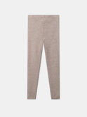 Melierte Leggings mit Schleife LITRICETTE / 24H2PFK2LGA011