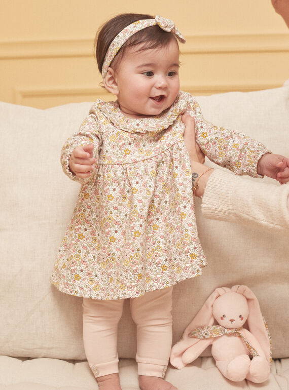 Set aus Kleid, Hose und Stirnband in Ecru LOENIE / 24H0CF13ENS001