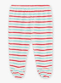 Schlafanzug für Baby Junge aus grauem Samt mit Feuerwehrauto CEFLORENT / 22E5BG41PYJJ920