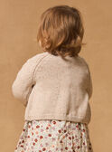 Melierte Strickjacke mit Blumen  MABELLE / 25E1BF71CAR006