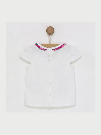 Weißes kurzärmeliges T-Shirt RAVALATINE / 19E1BFQ1TMC001