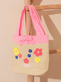 Stroh Strandtasche mit bunten Blumen Kind Mädchen ZAIPAETTE / 21E4PFR2BES009