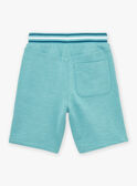 Türkisfarbene Bermuda-Shorts aus Molton KRIMONAGE 2 / 24E3PGQ1BER202