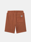 Terrakottafarbene Molton-Bermudas KROCHOAGE / 24E3PGE1BERF519
