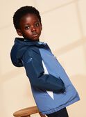 Jacke mit Kapuze in blaugrau FRABLOCAGE / 23E3PG53BLO717
