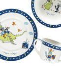 Blau-weißes Mahlzeitenset ROPASBOY / 19EZLAX1KTR001