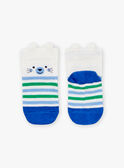 Weiße Socken mit Streifenmuster LABERNIE / 24H4BGI1SOB000