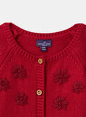 Strickjacke mit Blumenmuster LAPERRINE / 24H1BFR2CARF505