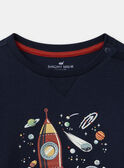 Pyjama aus Doppeljersey mit Weltraummotiven MUIFUSAGE / 25E5PGE4PYJC243
