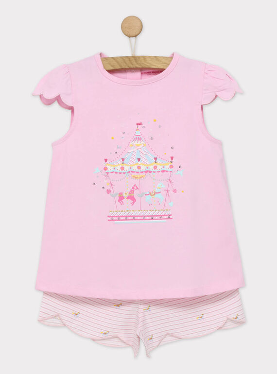 Rosa Pyjama REJITETTE / 19E5PFJ3PYJ305