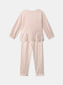 Samtpyjama mit Ballerinas LUICLETTE / 24H5PF34PYJ311