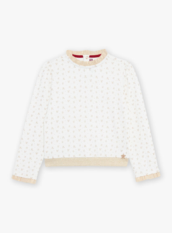 Langärmeliges Sweatshirt mit Blumenmuster DAEDETTE / 22H2PF61SWE005