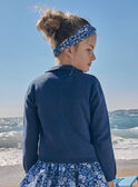 Blaue Strickjacke aus Jersey-Strick LECARDETTE / 24H2PFJ1CARC233