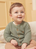 Strickjacke in Khaki LORETO / 24H0CG11CAR604