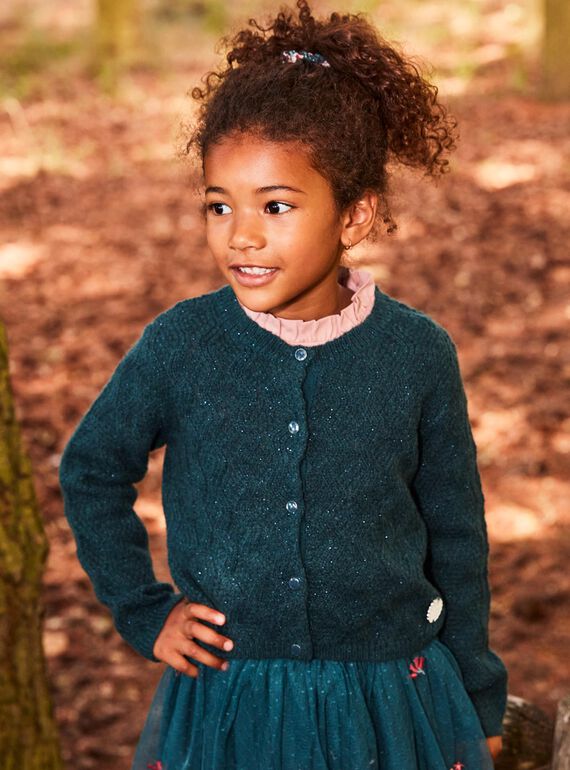 Strickjacke mit Fantasiemuster DUICAETTE / 22H2PFZ1CARG633