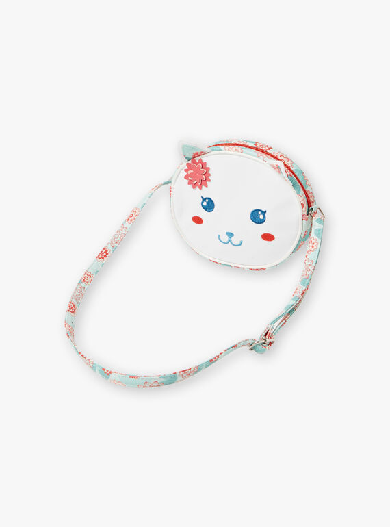 Katzenkuriertasche mit Lotusblumendruck ZECHAETTE / 21E4PFI1BESK005