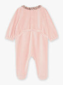 Pyjama aus rosa Kordsamt GELEA / 23H5BF21GRE303