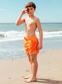 Orangefarbene Badeshorts mit Zaubermotiven  MRUMOUAGE / 25E4PGC7MAIE405