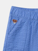 Bermuda-Shorts aus Seersucker KAOFFY / 24E1BGN2BERC208
