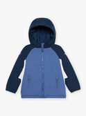 Jacke mit Kapuze in blaugrau FRABLOCAGE / 23E3PG53BLO717
