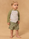 Badeshorts in Khaki mit Dschungelmotiven  MISACHA / 25E4BGC1MAI626