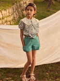 Shorts aus Baumwolle und Leinen MLESORETTE / 25E2PFO1SHOC242