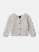 Melierte Strickjacke mit Blumen  MABELLE / 25E1BF71CAR006