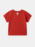 Rotes T-Shirt mit Krebs und Hummer MAVASCO / 25E1BGQ1TMC050