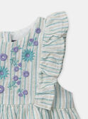 Gestreiftes Kleid mit Glanzgarn MAPATRICIA / 25E1BFO1ROB001