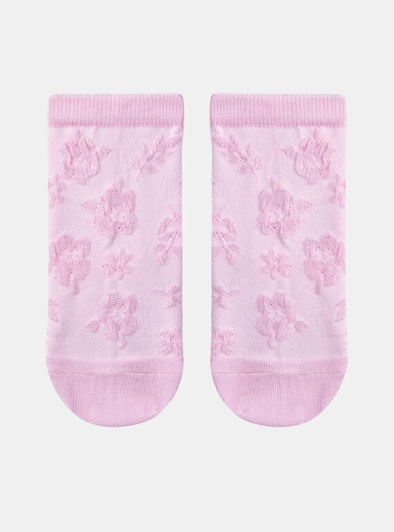 Rosa Blumensocken KAJOURETTE / 24E4PF32SOQ318