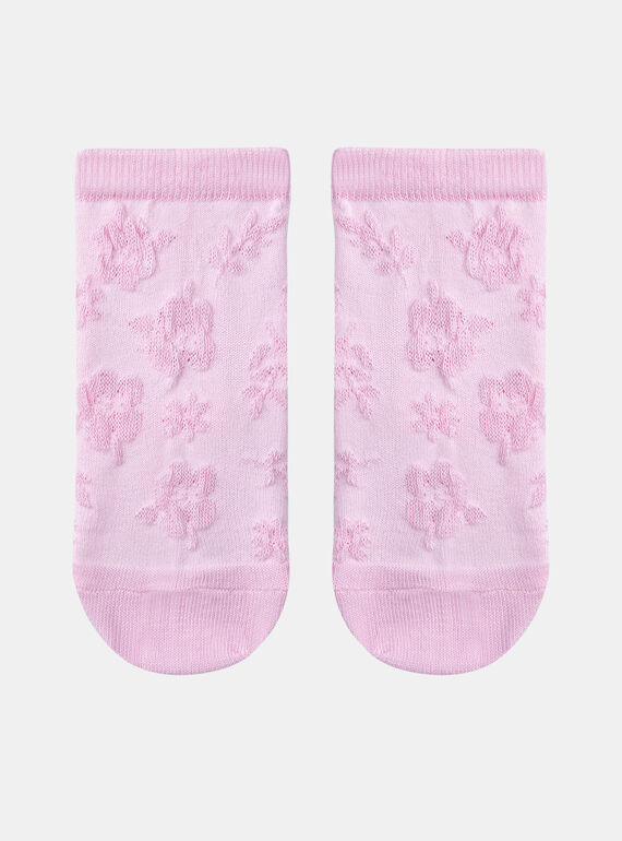 Rosa Blumensocken KAJOURETTE / 24E4PF32SOQ318