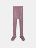 Jacquard-Strumpfhose in Mauve MAJOUETTE / 25E4PF72COL328