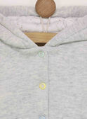 Grau melierte Jacke RYARNO / 19E0CG11VES943