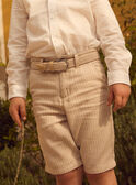 Edle Shorts in Beige MRERAGE / 25E3PGL1BERA016