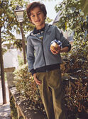 Greyish blue KIDS CARDIGAN NUGILAGE / 25H3PGQ1GIL205