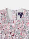 Gesmoktes Kleid mit Blumenmuster LANOEMIE / 24H1BFQ1CHS001