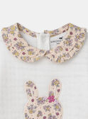 Strampler aus Doppeljersey mit Hase MEALMA / 25E5BFF5GRE001