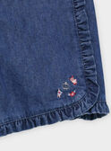 Jeansblaue Shorts RABELETTE / 19E2PF41SHO704