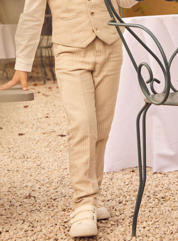 Anzughose in Beige MREXAGE / 25E3PGL1PANA016