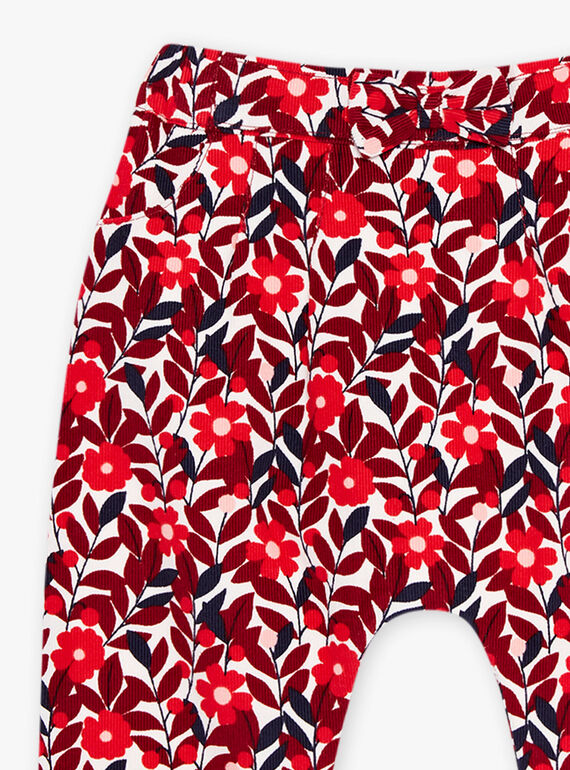 Cordhose mit Blumenmuster DAORIANE / 22H1BFX1PAN001