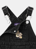Schwarze Denim-Latzhose LAFLAVIEN / 24H1BGK1SALK003