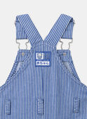 Lange Latzhose mit Streifen MACESAR / 25E1BG81SALC209
