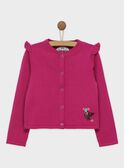 Rosa Strickjacke ROYMIETTE / 19E2PFQ1CARD302