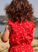 Roter Jumpsuit mit Sternendruck 22E1BFP1CBL050