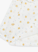 Ecru Bluse mit Blumenmuster FABELLE / 23E1BF81CHE001
