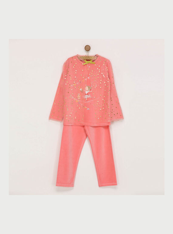 Rosa Pyjama REJINETTE / 19E5PF71PYJ404