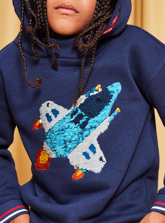 Kapuzen-Sweatshirt mit Raketendruck DOGRAGE 1 / 22H3PG82SWE070